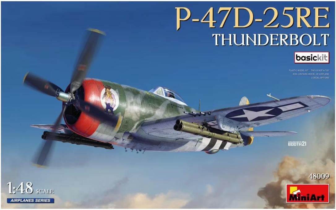MiniArt 1/48 P-47D-25RE Thunderbolt Basic Kit 48009